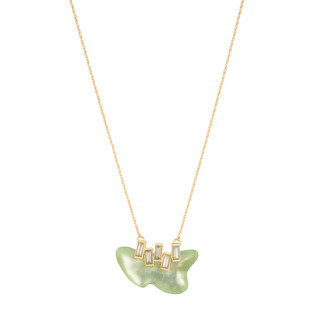 dancing baguette freeform pendant necklace dancing baguette freeform pendant necklace