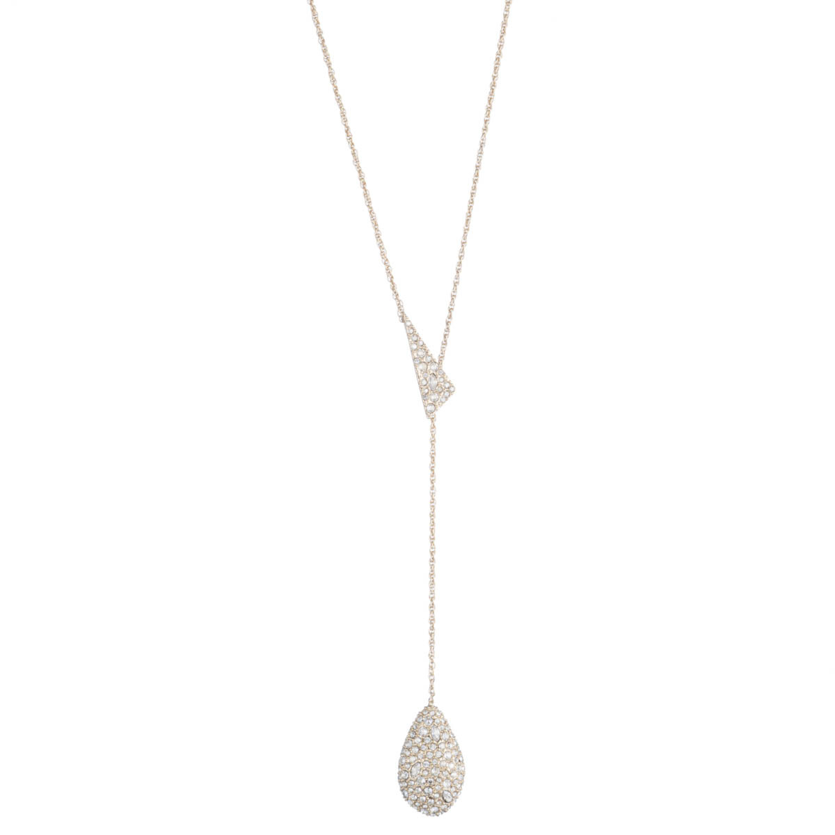 crystal encrusted drop lariat necklace crystal encrusted drop lariat necklace