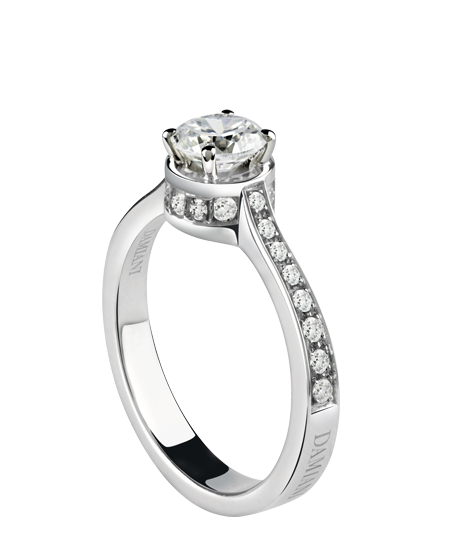 belle epoque – white gold solitaire ring belle epoque – white gold solitaire ring