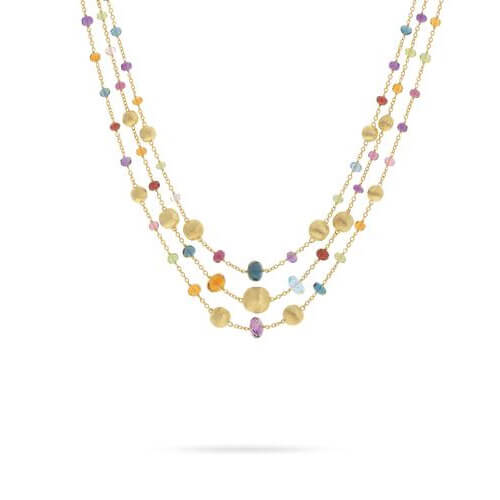 africa gemstone triple strand statement necklace africa gemstone triple strand statement necklace