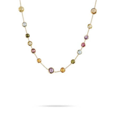 jaipur mixed gemstones small bead necklace jaipur mixed gemstones small bead necklace