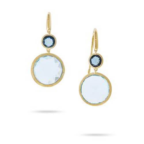 jaipur mixed blue topaz drop earrings jaipur mixed blue topaz drop earrings