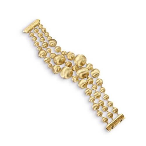 Marco Bicego - Africa Gold Three Strand Medium Gauge Bracelet