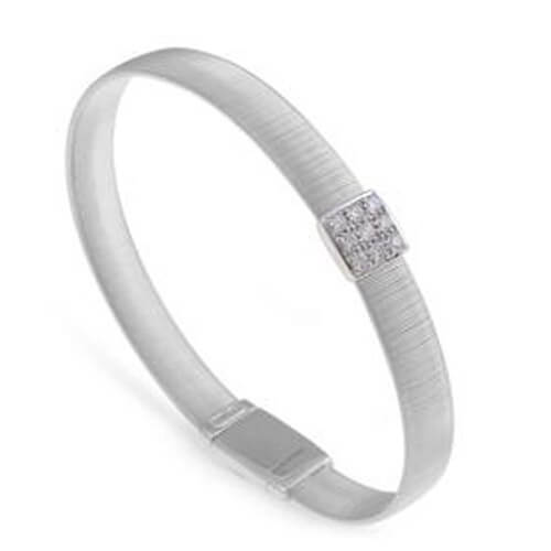 masai white gold single station diamond bracelet with wide gage masai white gold single station diamond bracelet with wide gage