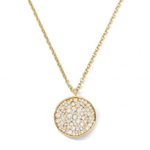 Ippolita - Medium Flower Pendant Necklace in 18K Gold with Diamonds
