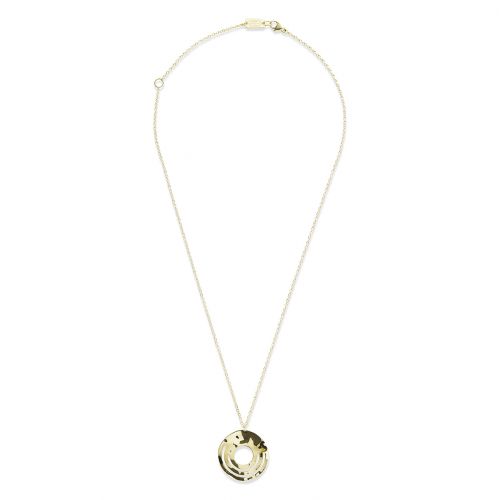 disc pendant necklace in 18k gold disc pendant necklace in 18k gold