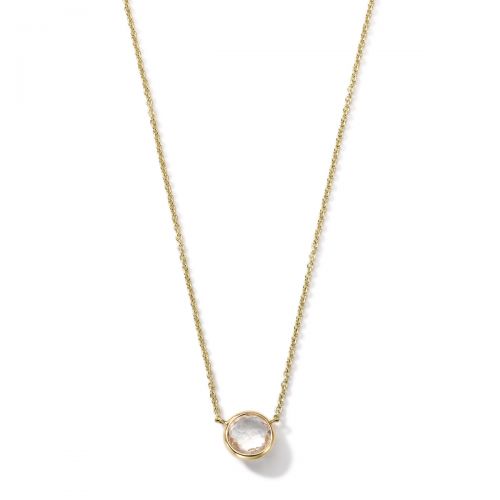 mini pendant necklace in 18k gold mini pendant necklace in 18k gold