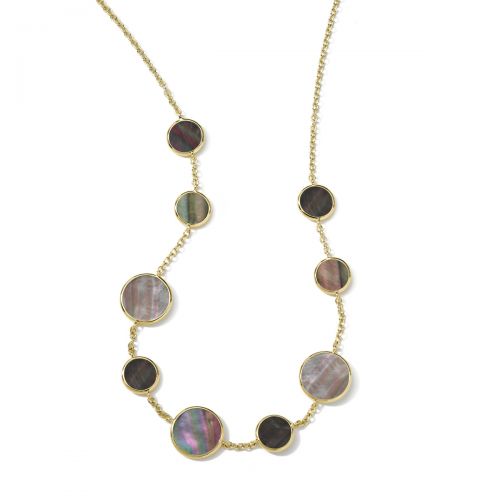 station necklace in 18k gold station necklace in 18k gold