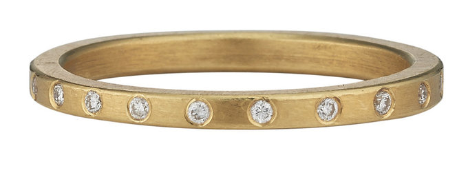 twinkle band in gold with diamonds twinkle band in gold with diamonds