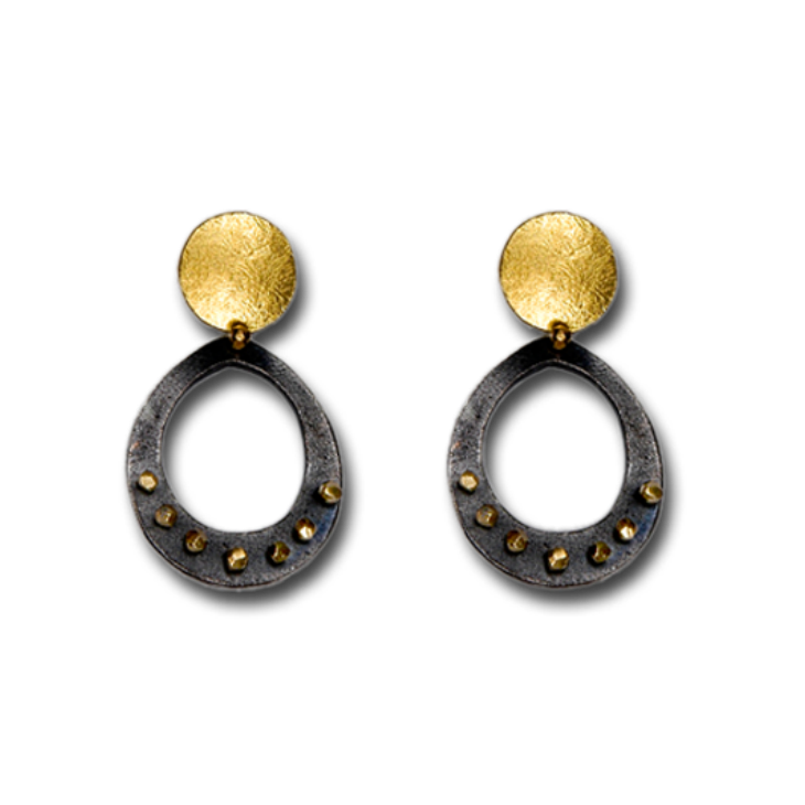 spangles outline drop earrings spangles outline drop earrings