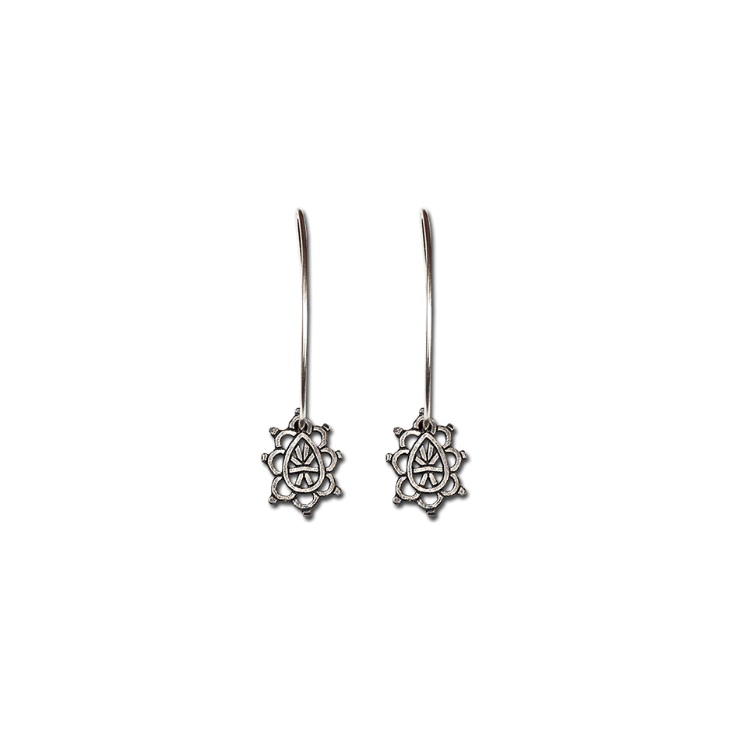 madeline small teardrop swing hook earrings (patina) madeline small teardrop swing hook earrings (patina)