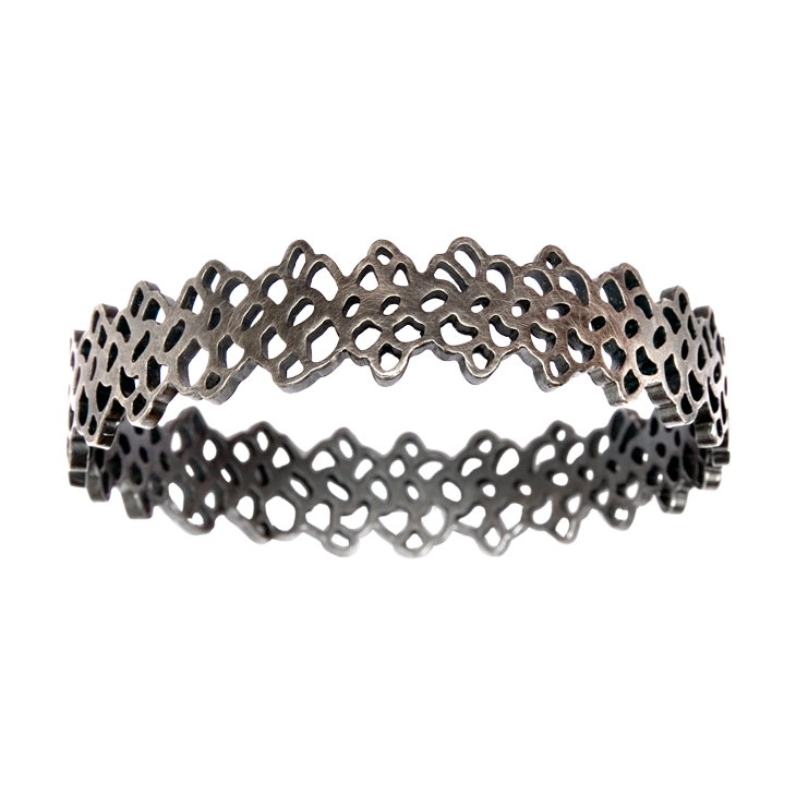 kellie flat lace bangle (patina) kellie flat lace bangle (patina)