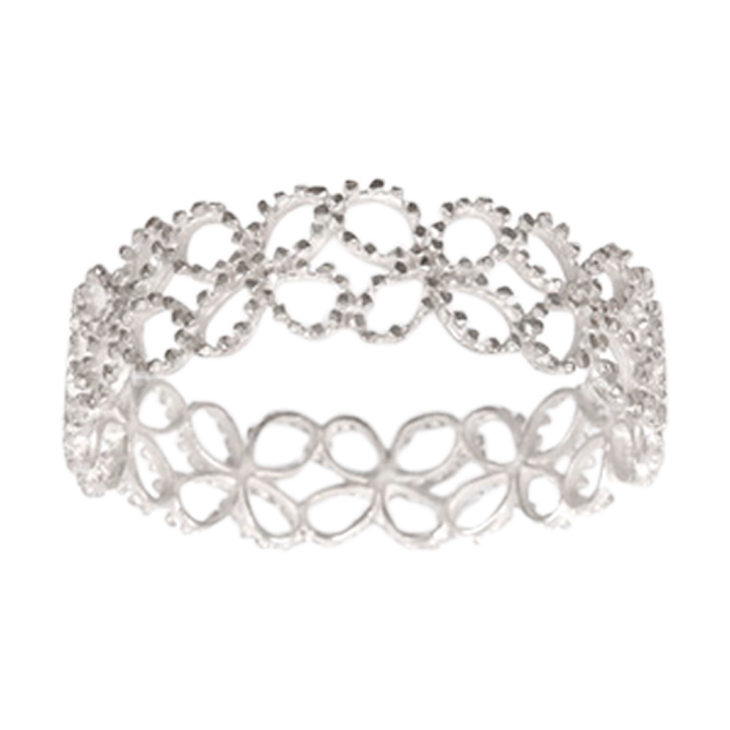 victoria 4-petal outline bangle victoria 4-petal outline bangle