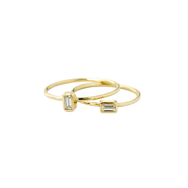 petite baguette ring petite baguette ring