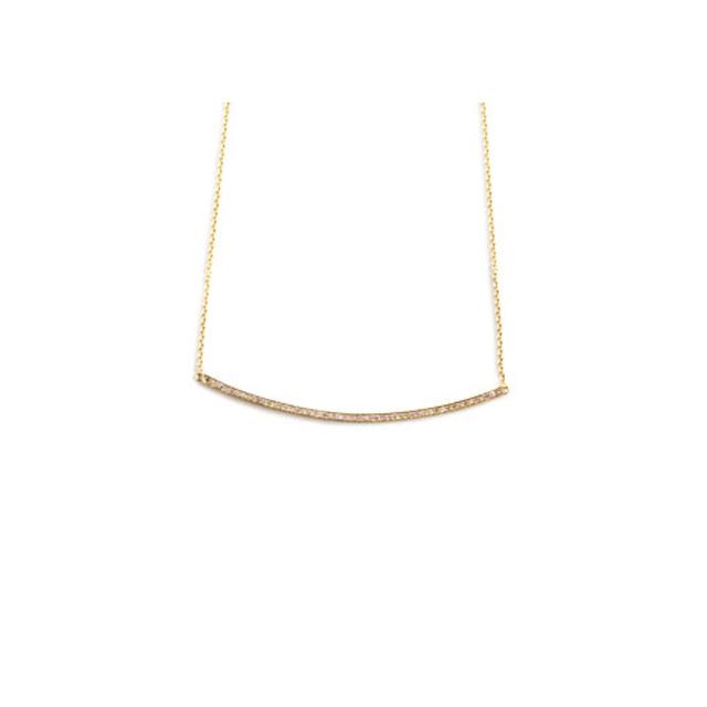 bar necklace w diamonds bar necklace w diamonds