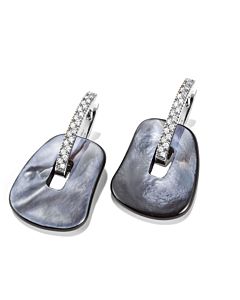 large white gold interchangeable puzzle earrings large white gold interchangeable puzzle earrings