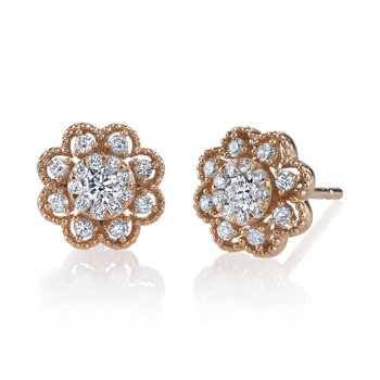 mars fashion earrings, 0.37 ctw. mars fashion earrings, 0.37 ctw.