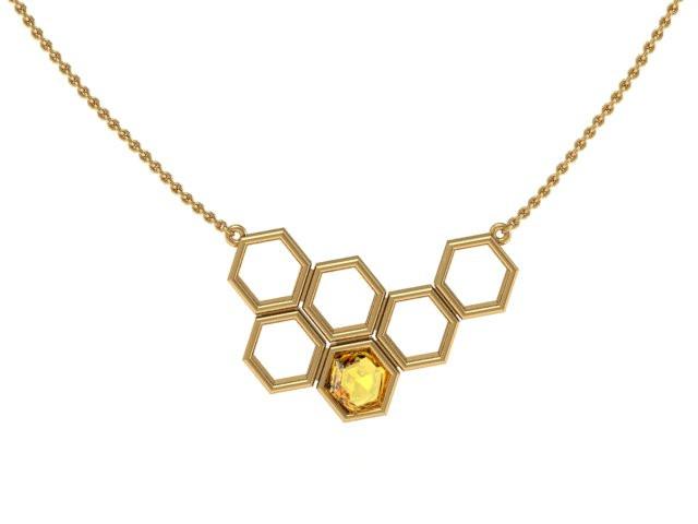 honeycomb necklace honeycomb necklace