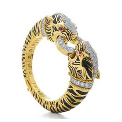 double tiger bracelet double tiger bracelet