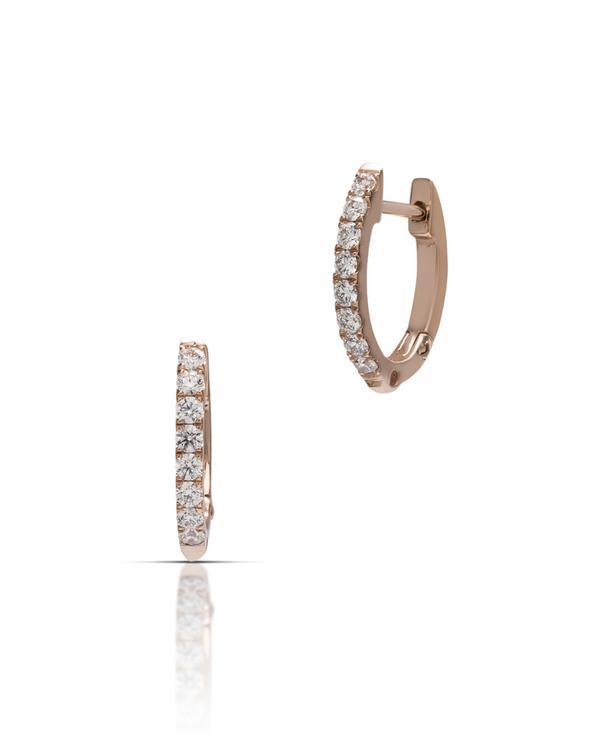 mini diamond hoops mini diamond hoops