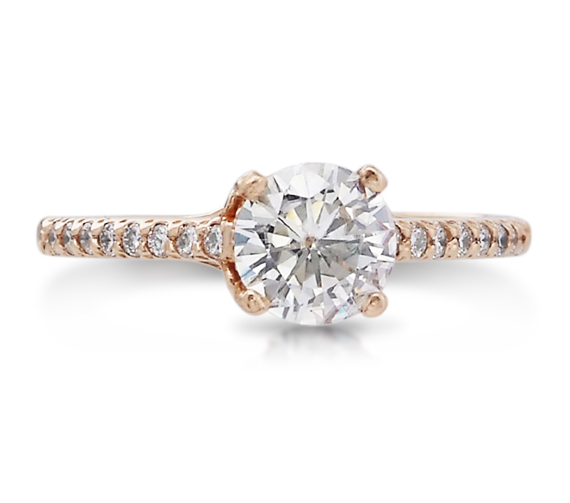 rose gold engagement ring rose gold engagement ring
