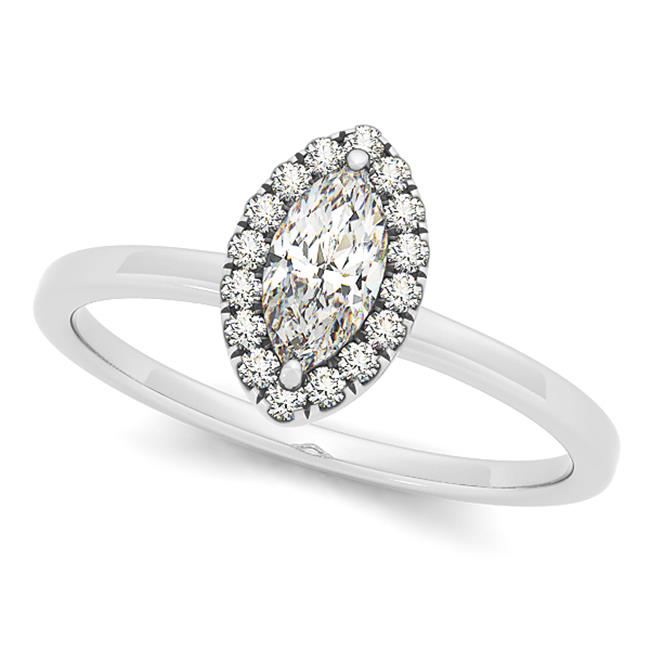 ENGAGEMENT RINGS HALO MARQUISE