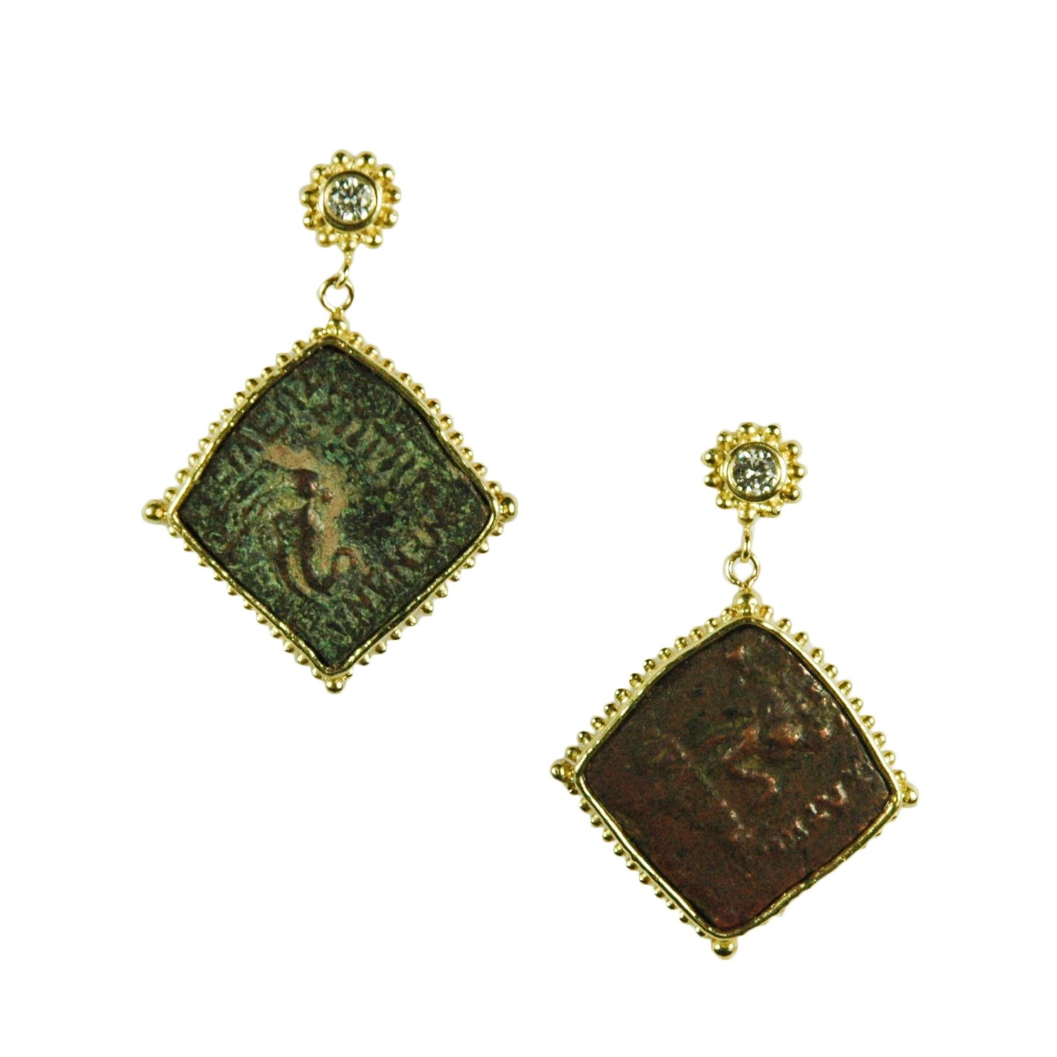 ancient coin earrings ancient coin earrings