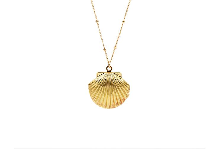 seashell locket necklace seashell locket necklace