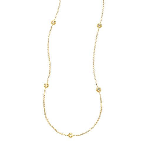 tesoro bezel set diamond necklace tesoro bezel set diamond necklace