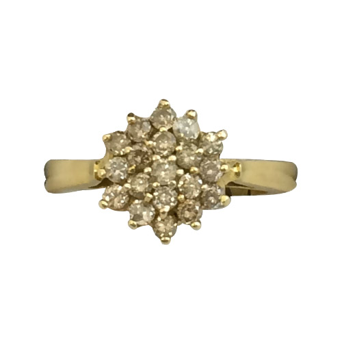 diamond flower cluster ring diamond flower cluster ring