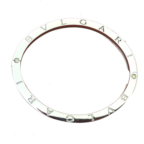 bulgari 18kt & stainless steel bangle bulgari 18kt & stainless steel bangle