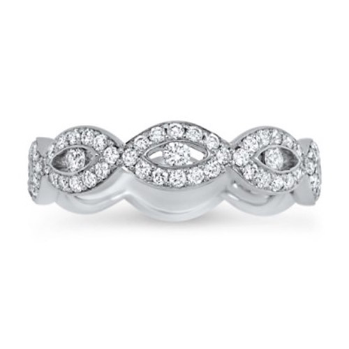 woven pave' diamond band woven pave' diamond band
