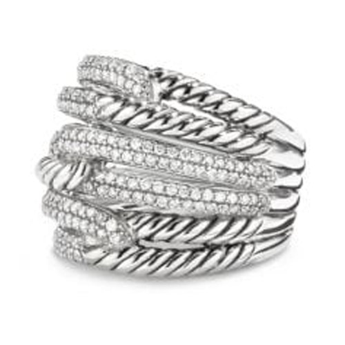 david yurman labyrinth ring with diamonds