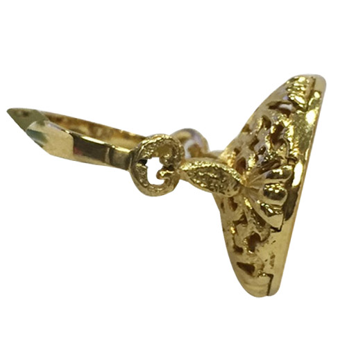18 k yellow gold ring w austrian 10 franc 18 k yellow gold ring w austrian 10 franc