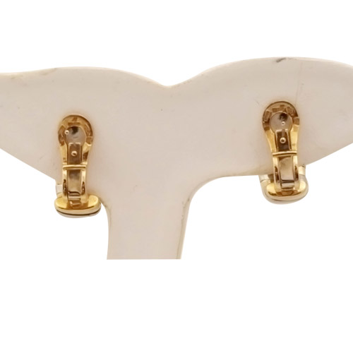 bvlgari two tone tubogas earrings bvlgari two tone tubogas earrings