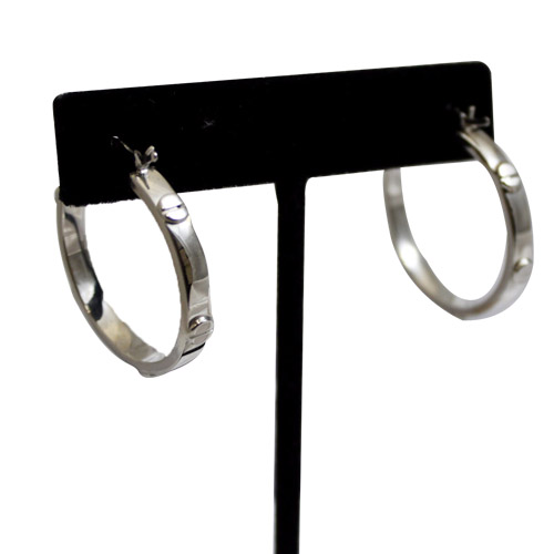 14kt white gold hoop earrings 14kt white gold hoop earrings
