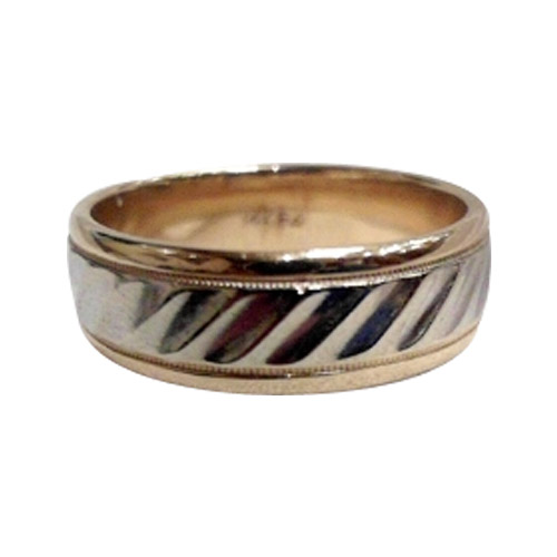 14k men's white gold band 14k men's white gold band