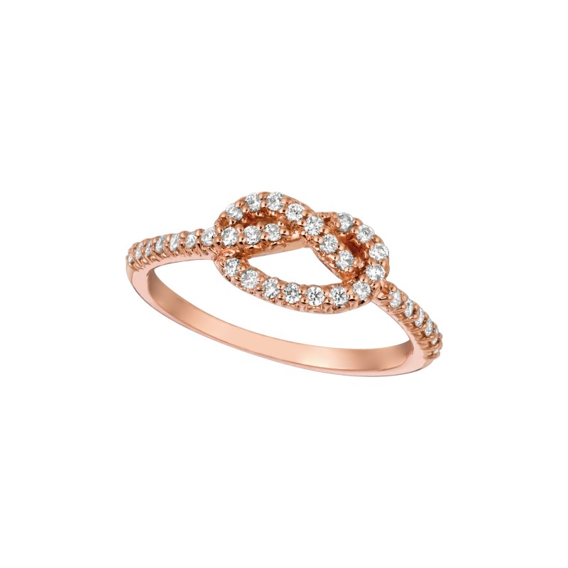 030 ct GH Diamond ring In 14K Rose Gold 030 ct GH Diamond ring In 14K Rose Gold