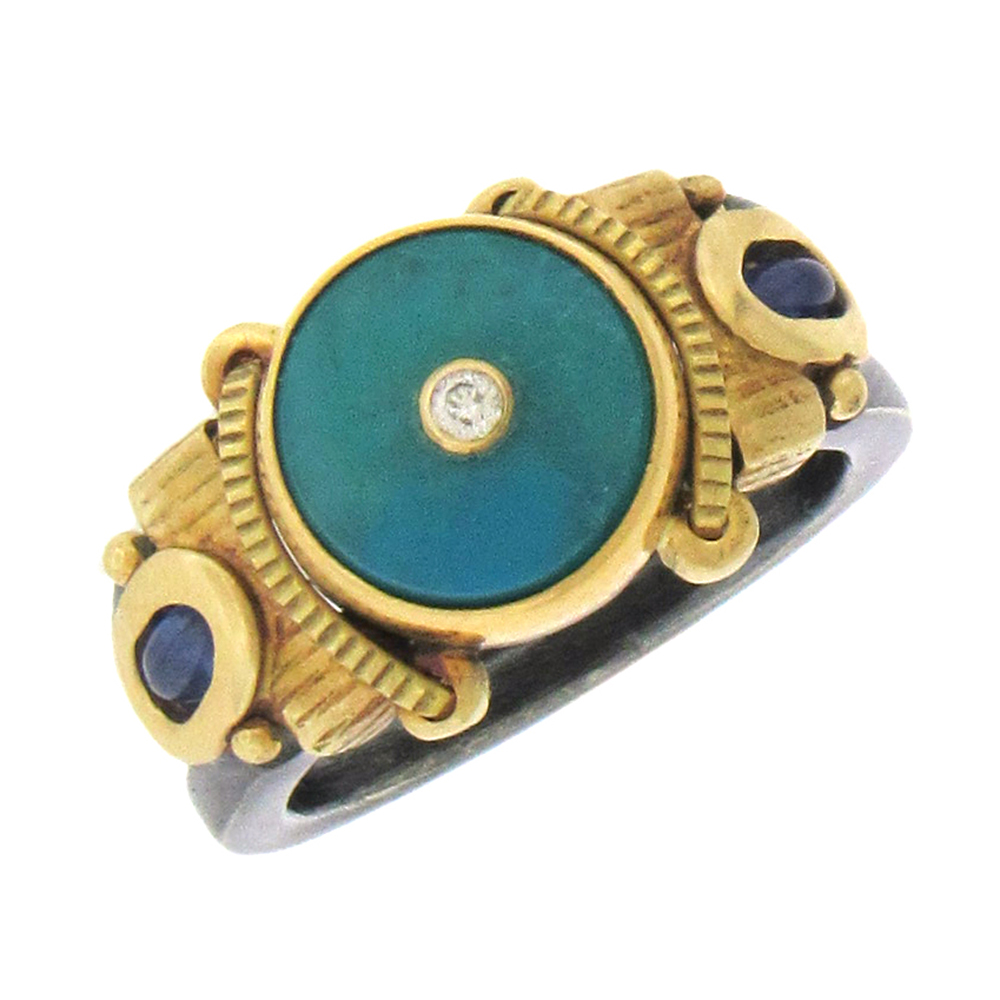 MICHAEL BOYD GEM SILICA RING