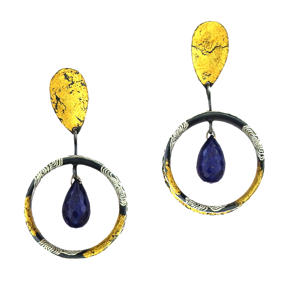 SO YOUNG PARK LAPIS BRIOLETTE EARRINGS