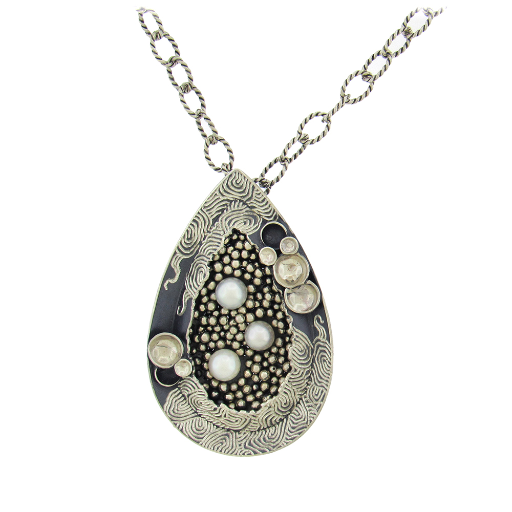 SO YOUNG PARK TEARDROP PEARL NECKLACE PENDANT