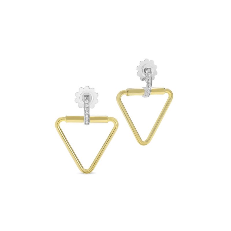 Roberto Coin Drop Earrings with Diamonds