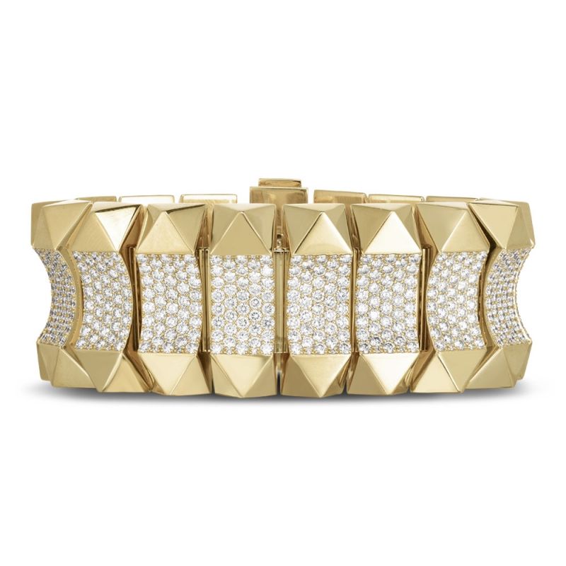 Roberto Coin FLEXIBLE CUFF WITH MOTHER OF PEARL