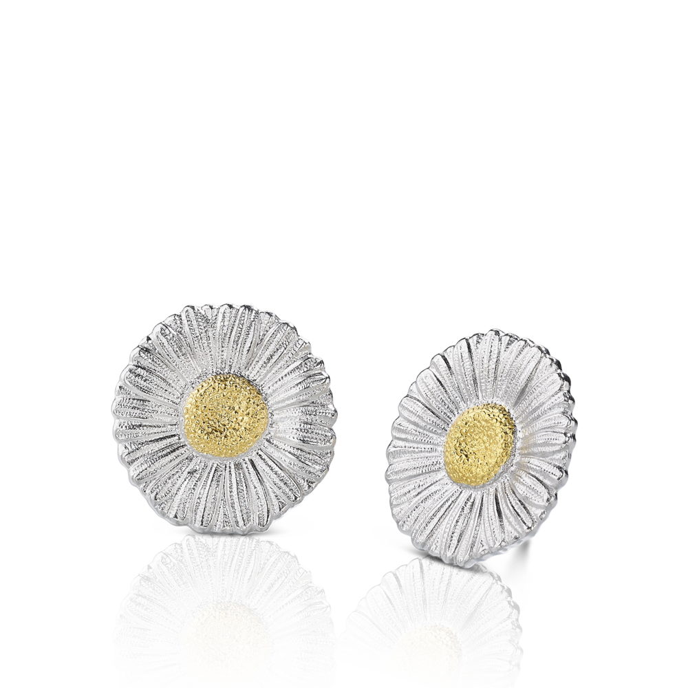 Buccellati Daisy Large Button Earrings