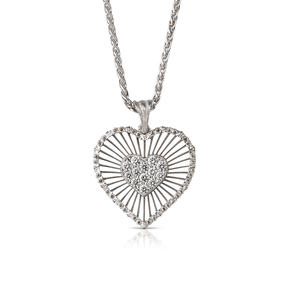 buccellati heart necklace