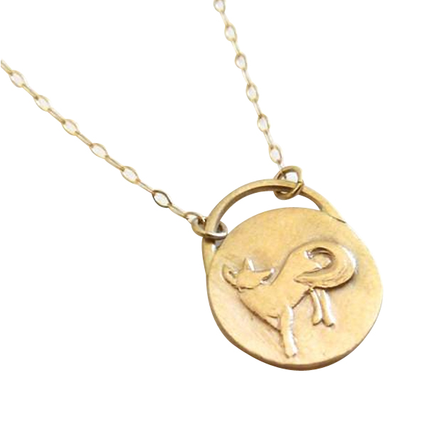 Artemer Gold Fox Necklace