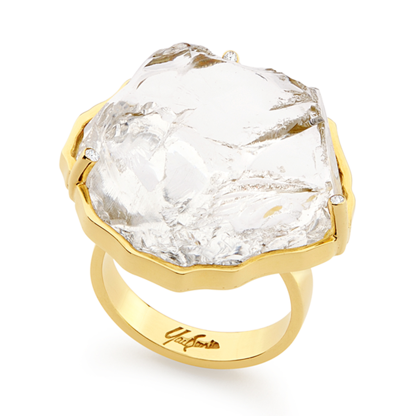 Yael soniaHammered Cocktail Ring
