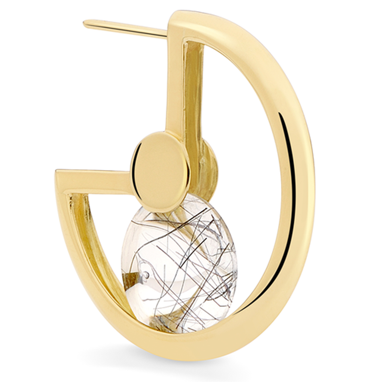 Yael soniaSpinning Top Hoop Earrings